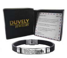 Load image into Gallery viewer, From Mom to Son - Steel & Silicone Bracelets